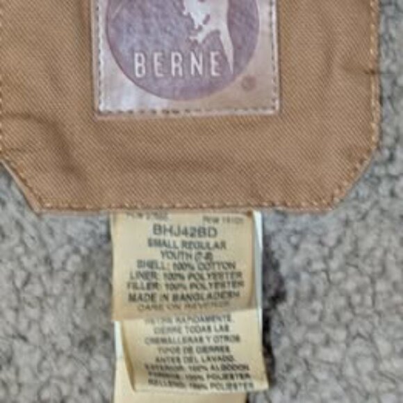 Berne Youth Small Boys Duck Hooded Jacket - Picture 2 of 4